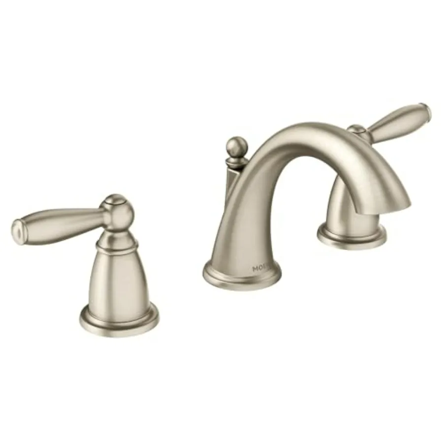 Brushed Nickel Two-Handle High Arc Widespread Bathroom Sink Faucet for 3-Hole Setups with Valve Included TV6620BN
Brushed Nickel Two-Handle High Arc Widespread Bathroom Sink Faucet for 3-Hole Setups with Valve Included TV6620BN
