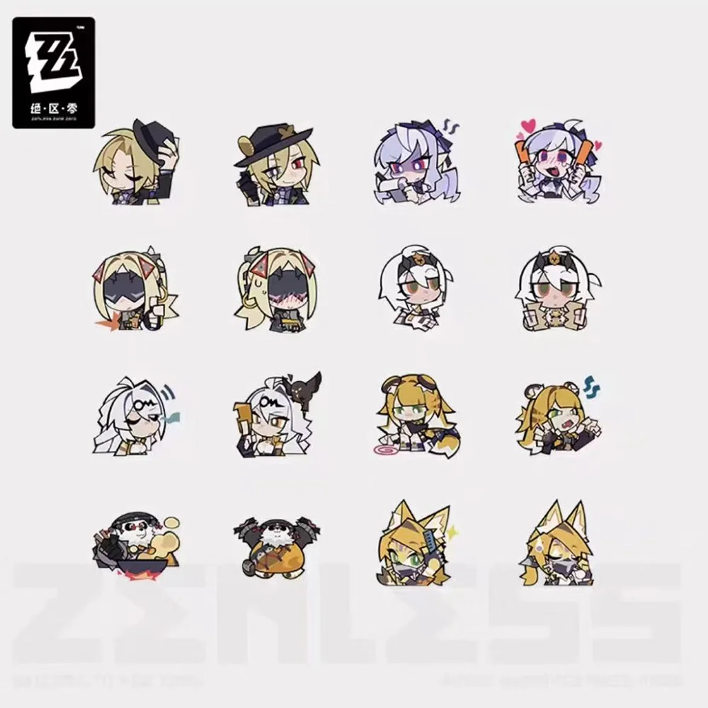 Официальный товар Sunsyea Zenless Zone Zero miHoYo, наклейки с персонажами оригинальной серии, об. 5
Официальный товар Sunsyea Zenless Zone Zero miHoYo, наклейки с персонажами оригинальной серии, об. 5