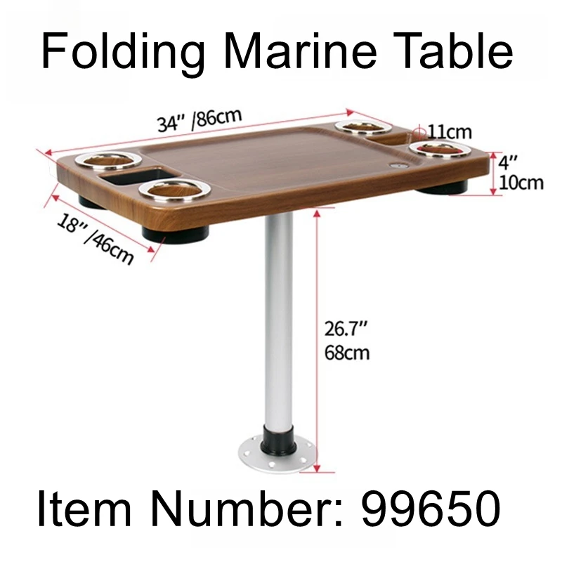Removable yacht RV tea table yacht movable table bar table coffee table marine table 
Removable yacht RV tea table yacht movable table bar table coffee table marine table