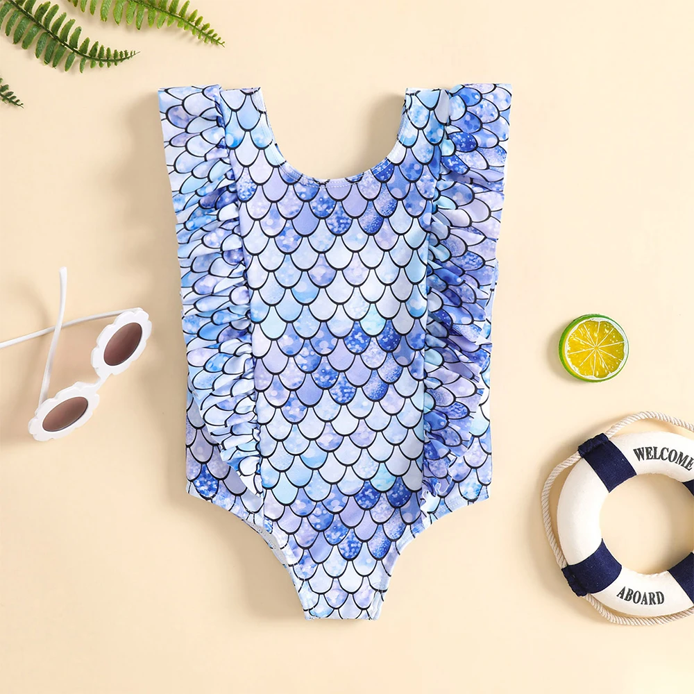 SwimmyCubs Mermaid Print Ruffle Girl One-piece Baby Girl Hot Spring Beach Swimsuit Swim Children Children One-Piece Suits
SwimmyCubs Mermaid Print Ruffle Girl One-piece Baby Girl Hot Spring Beach Swimsuit Swim Children Children One-Piece Suits
