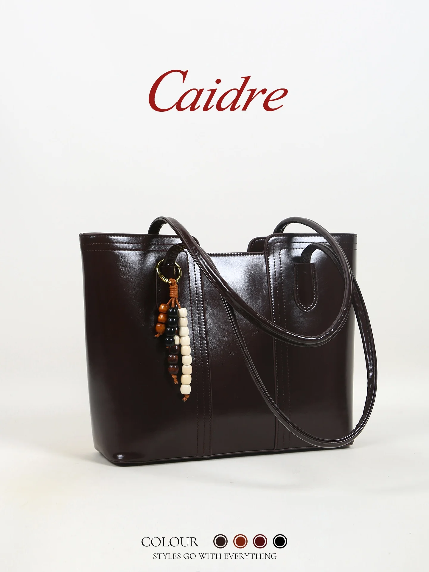 Caidre Large Capacity Tote Bag Women's Commuter Handbag Single Shoulder Underarm Bag Casual Simple Style Soft Surface PU Leather
Caidre Large Capacity Tote Bag Women's Commuter Handbag Single Shoulder Underarm Bag Casual Simple Style Soft Surface PU Leather