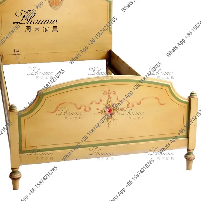 X30 French Retro Solid Wood Double Bed European Engraved Painted Engraved Single Bed Antique Master Bedroom 1.8 Meters Large Bed
X30 French Retro Solid Wood Double Bed European Engraved Painted Engraved Single Bed Antique Master Bedroom 1.8 Meters Large Bed