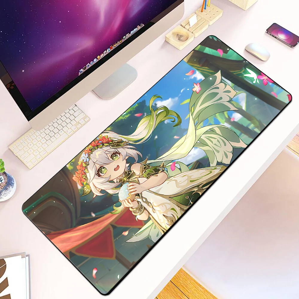 Коврик для мыши Hot Impatiens Gensins Nahida с HD-печатью, для геймеров, с фиксированным краем, нескользящий, XXL 90x40 см, для клавиатуры и ПК, настольный коврик
Коврик для мыши Hot Impatiens Gensins Nahida с HD-печатью, для геймеров, с фиксированным краем, нескользящий, XXL 90x40 см, для клавиатуры и ПК, настольный коврик