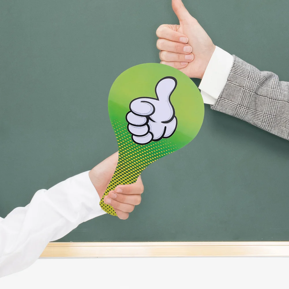 2PCS Thumb Paddles Reusable Voting Classroom Supplies Teacher False Board Game Accessories Student Educational Aids
2PCS Thumb Paddles Reusable Voting Classroom Supplies Teacher False Board Game Accessories Student Educational Aids