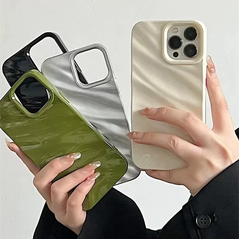 Luxury Wavy Meteorite Texture Plating Silver Gold Phone Case For iPhone 11 Funda 13 16 14 15 12 Pro Max 7 8 Plus SE XR XS Cover
Luxury Wavy Meteorite Texture Plating Silver Gold Phone Case For iPhone 11 Funda 13 16 14 15 12 Pro Max 7 8 Plus SE XR XS Cover