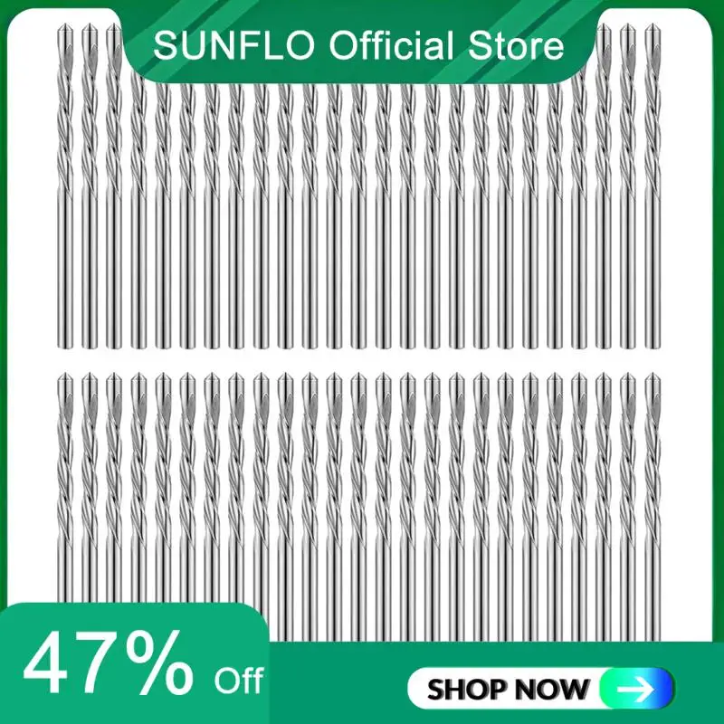 SUNFLO 50Pcs Drywall Bit Drywall Guide Point Cutting Bits Diameter ,1/8 Inch Titanium Nitride Drill Bits,Drywall Tools
SUNFLO 50Pcs Drywall Bit Drywall Guide Point Cutting Bits Diameter ,1/8 Inch Titanium Nitride Drill Bits,Drywall Tools