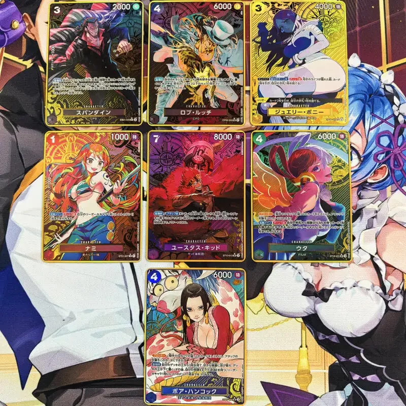 One Piece The Best Flash Card Nami Uta Boa Hancock Spandine Diy Gold Card Anime Peripheral Game Collection Card Gifts for Friend
One Piece The Best Flash Card Nami Uta Boa Hancock Spandine Diy Gold Card Anime Peripheral Game Collection Card Gifts for Friend
