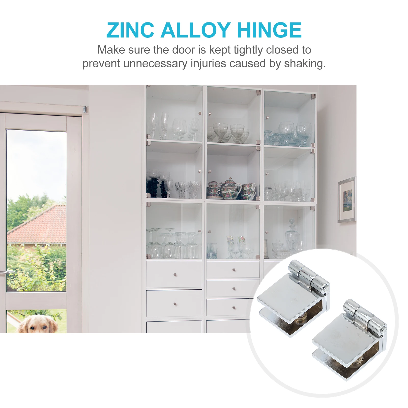 2pcs Glass Door Hinges Zinc Alloy Frameless Cabinet Hardware Kitchen Doors Smooth Opening Sturdy Display Accessories
2pcs Glass Door Hinges Zinc Alloy Frameless Cabinet Hardware Kitchen Doors Smooth Opening Sturdy Display Accessories