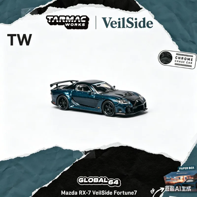 Масштабная модель автомобиля TW 1:64 Mazda RX-7 VeilSide Fortune 7 Deep Blue Black, литая, имитационная статическая модель, игрушка для мальчиков.
Масштабная модель автомобиля TW 1:64 Mazda RX-7 VeilSide Fortune 7 Deep Blue Black, литая, имитационная статическая модель, игрушка для мальчиков.
