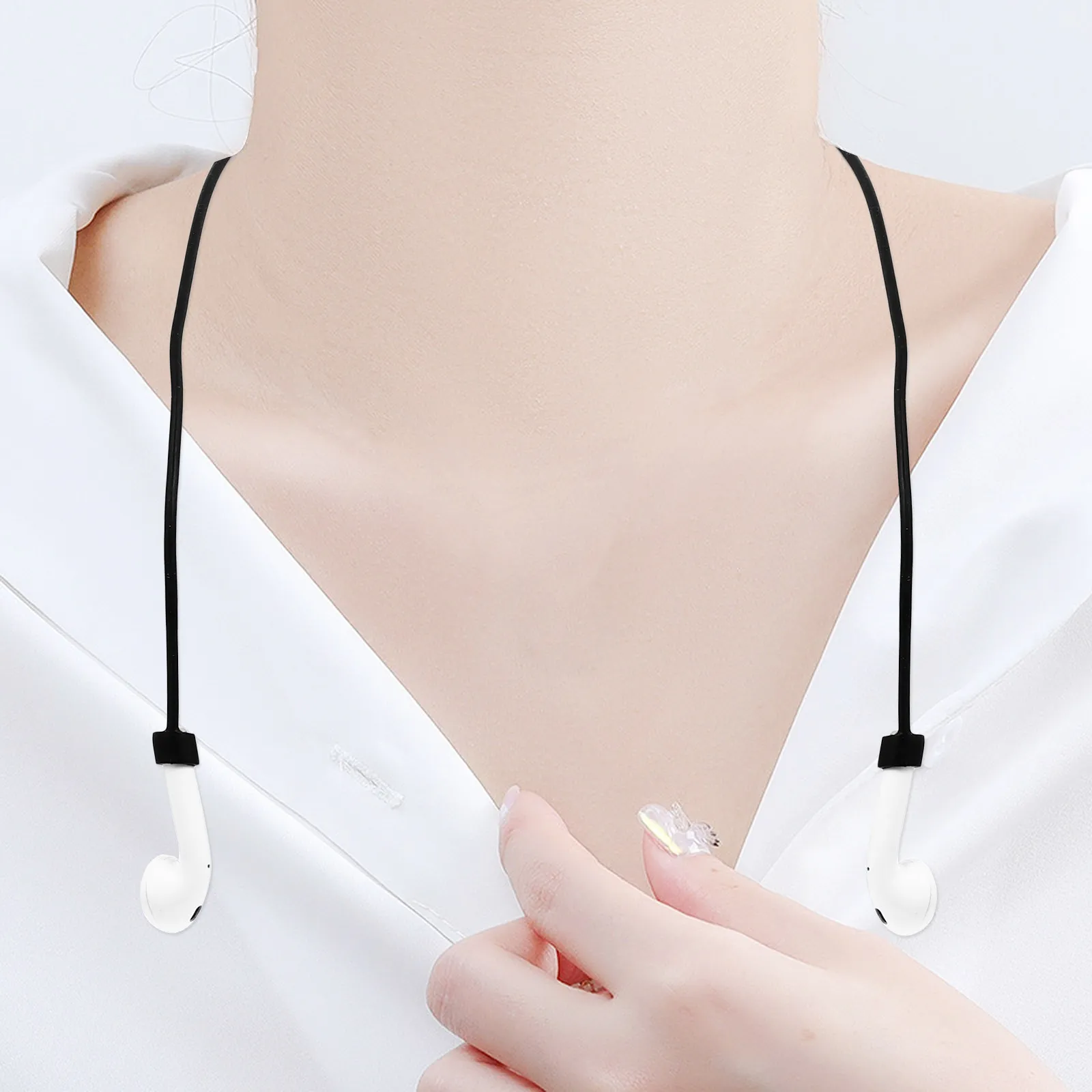 1Set Earphone Keychain Small Size Silicone Wireless Earphone Cover Portable Protective Case Anti-Lost Rope
1Set Earphone Keychain Small Size Silicone Wireless Earphone Cover Portable Protective Case Anti-Lost Rope