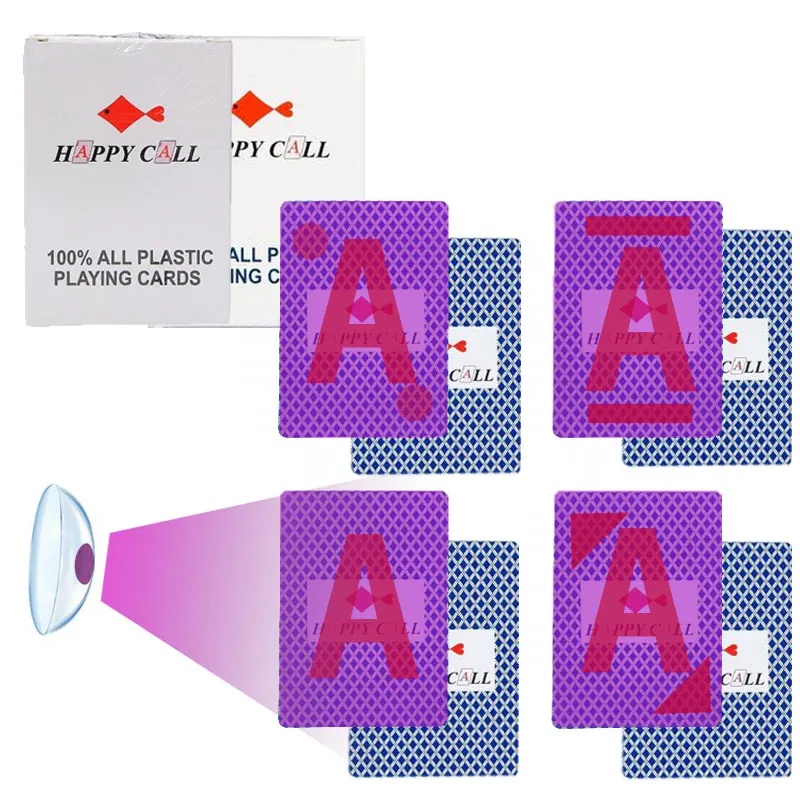Happy Call Marked Card For UV Contact Lenses Anti Poker Cheat Playing Cards Funny Game
Happy Call Marked Card For UV Contact Lenses Anti Poker Cheat Playing Cards Funny Game