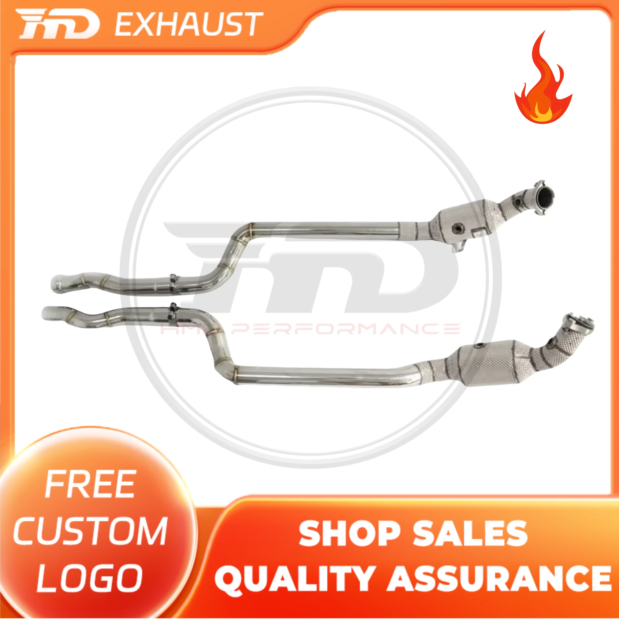 HMD SS304 For 2012-2017 Benz W218 CLS300 CLS320 CLS350 CLS400 3.5L With insulator downpipe With cat/without cat exhaust pipe
HMD SS304 For 2012-2017 Benz W218 CLS300 CLS320 CLS350 CLS400 3.5L With insulator downpipe With cat/without cat exhaust pipe