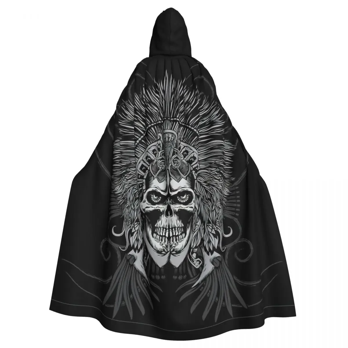 AZTEC SKULL Hooded Cloak Halloween Party Cosplay Woman Men Adult Long Witchcraft Robe Hood
AZTEC SKULL Hooded Cloak Halloween Party Cosplay Woman Men Adult Long Witchcraft Robe Hood