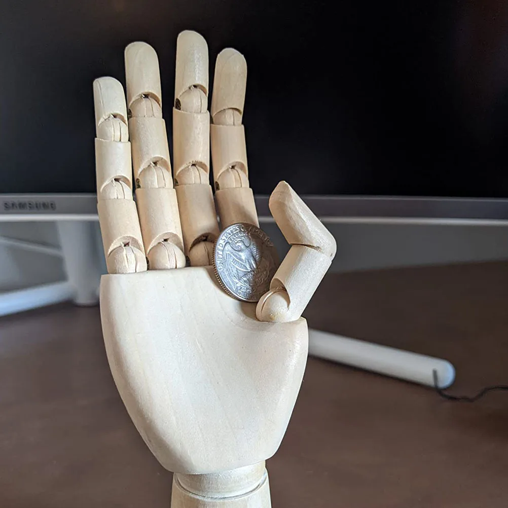 2Pcs Wooden Left Right Hand Sketch Joint Puppet Flexible Art Drawing Figure for Study Desktop Ornament Creative Decoration
2Pcs Wooden Left Right Hand Sketch Joint Puppet Flexible Art Drawing Figure for Study Desktop Ornament Creative Decoration