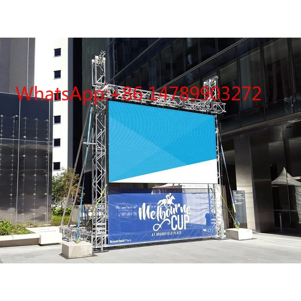 P6 Outdoor Large LED Wall TV High Brightness Full Color Commercial Advertising Video Display Screen
P6 Outdoor Large LED Wall TV High Brightness Full Color Commercial Advertising Video Display Screen