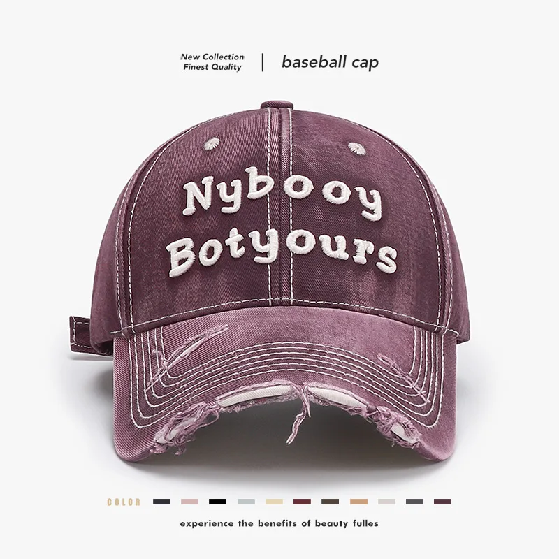 Retro Big brimmed baseball cap Baseball Cap Men Women Design Letter Embroidery Hat Outdoor adjustable buckle duckbill cap
Retro Big brimmed baseball cap Baseball Cap Men Women Design Letter Embroidery Hat Outdoor adjustable buckle duckbill cap