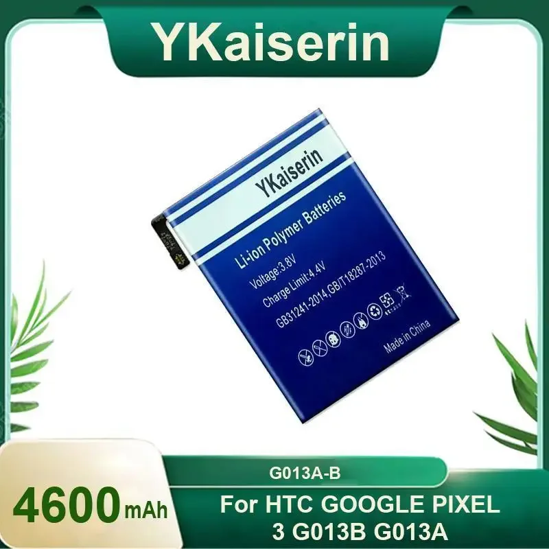 YKaiserin G013A-B Аккумулятор для HTC GOOGLE PIXEL 3 G013B G013A 4600 мАч Аккумулятор + инструмент
YKaiserin G013A-B Аккумулятор для HTC GOOGLE PIXEL 3 G013B G013A 4600 мАч Аккумулятор + инструмент