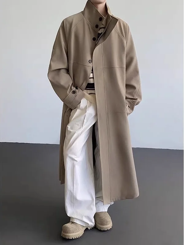 Пальто TANGZ Studio Briti Sle Long с воротником-стойкой, осенняя верхняя одежда из полиэстера, молодежное, модное, свободного кроя, с длинными рукавами
Пальто TANGZ Studio Briti Sle Long с воротником-стойкой, осенняя верхняя одежда из полиэстера, молодежное, модное, свободного кроя, с длинными рукавами