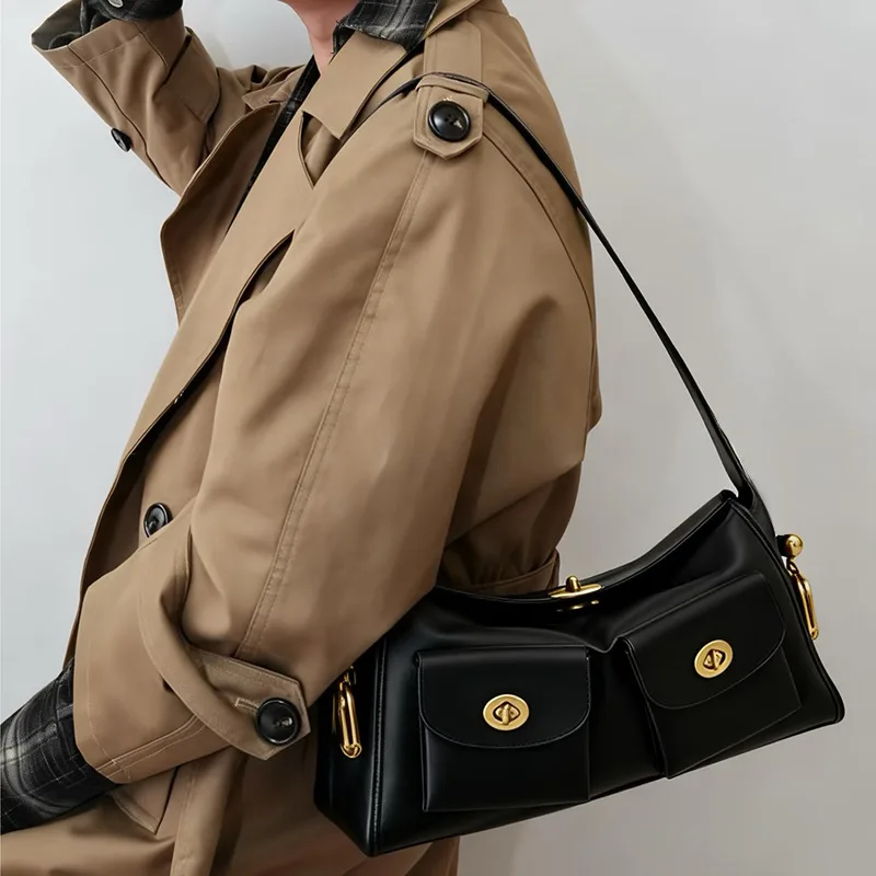 Women Lady Pu Leather Bags Big Capacity Multiple Pockets Elegant Underarm Bag Stylish Simple Solid Color Commuter Handbag
Women Lady Pu Leather Bags Big Capacity Multiple Pockets Elegant Underarm Bag Stylish Simple Solid Color Commuter Handbag