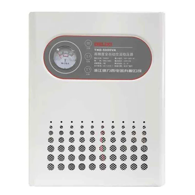 Single-phase voltage regulator TND-5K computer refrigerator air conditioner 5000W high precision and high automatic 220V
Single-phase voltage regulator TND-5K computer refrigerator air conditioner 5000W high precision and high automatic 220V