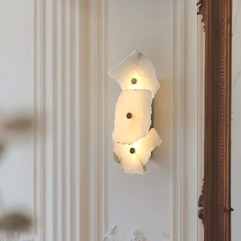 Marble LED Wall Lamp Copper Luxury Novelty Lighting Sconce For Bedroom Living Dining Room Wall Decor Modern Art
Marble LED Wall Lamp Copper Luxury Novelty Lighting Sconce For Bedroom Living Dining Room Wall Decor Modern Art