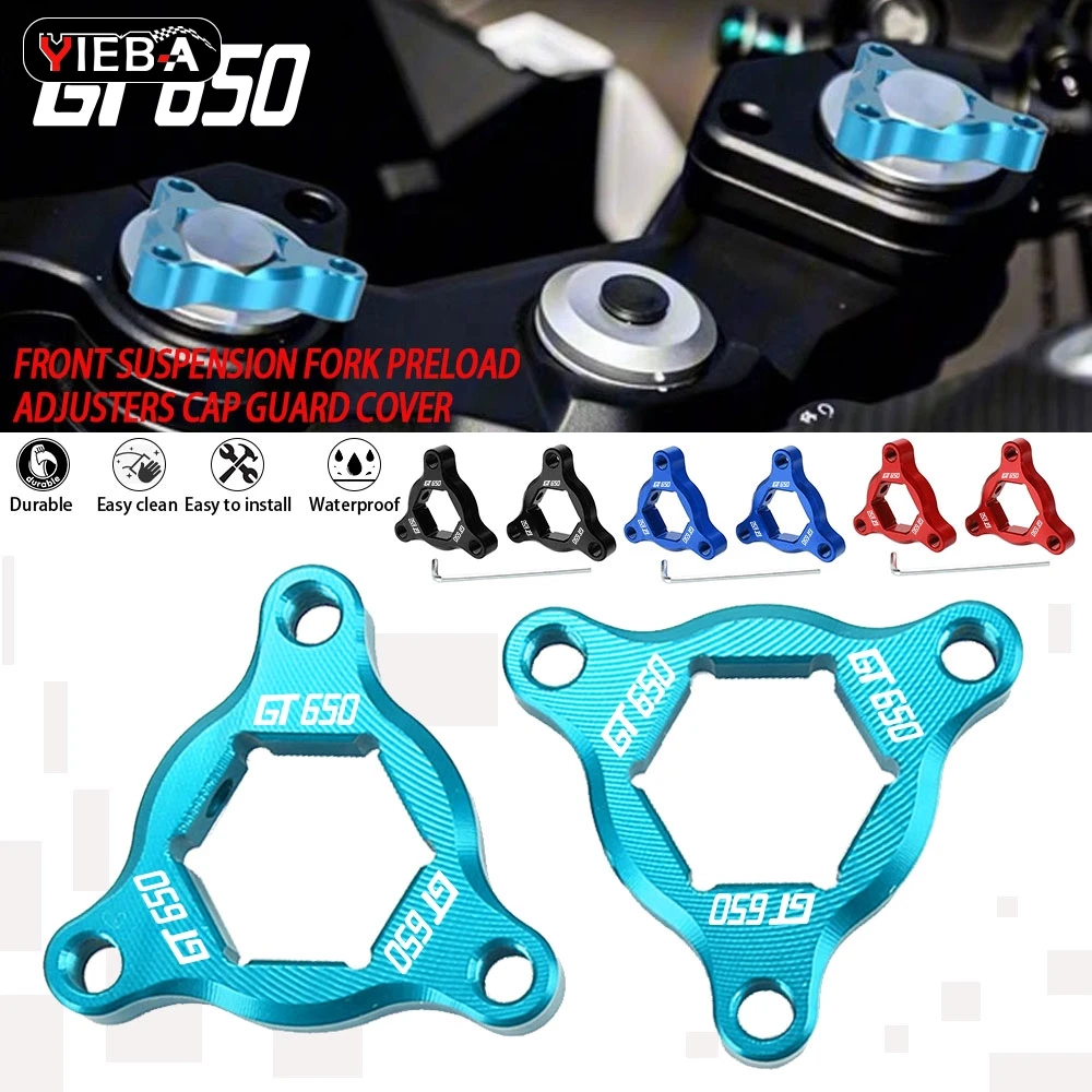 For CFMOTO CF MOTO GT650 GT 650 GT 2018 2019 2020 2021 2022 Motorcycles Front Suspension Fork Preload Adjusters Cap Guard Cover
For CFMOTO CF MOTO GT650 GT 650 GT 2018 2019 2020 2021 2022 Motorcycles Front Suspension Fork Preload Adjusters Cap Guard Cover