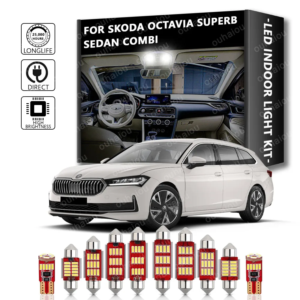 Interior LED For Skoda Octavia Superb Sedan Combi Canbus Vehicle Bulb Indoor Dome Map Light Kit
Interior LED For Skoda Octavia Superb Sedan Combi Canbus Vehicle Bulb Indoor Dome Map Light Kit