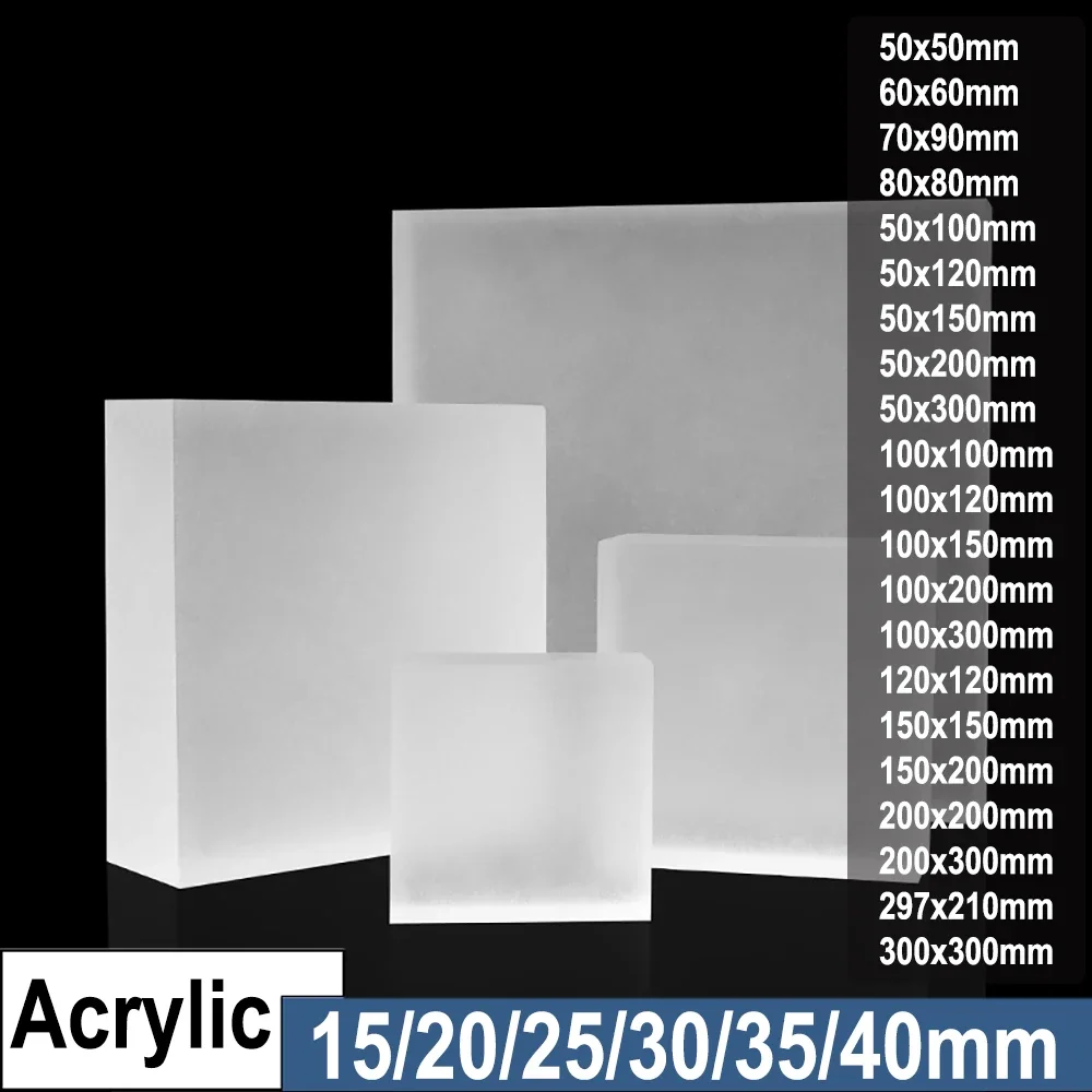 15mm~40mm Acrylic Display Base Stand Frosted Brick Jewelry Showcase Organizer for Figures Collectibles DIY Craft Decor
15mm~40mm Acrylic Display Base Stand Frosted Brick Jewelry Showcase Organizer for Figures Collectibles DIY Craft Decor
