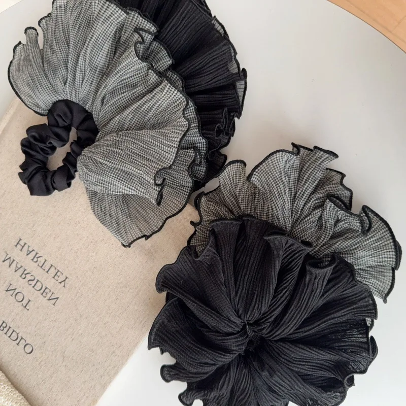 Ins Hot Sale Retro Black High Elastic Hair Rope Simple Fashion Fabric Scrunchie Hair Accessories For Woman Girls
Ins Hot Sale Retro Black High Elastic Hair Rope Simple Fashion Fabric Scrunchie Hair Accessories For Woman Girls
