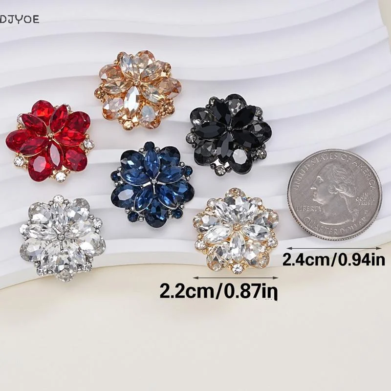 DJYOIE Crystal Flower Decorative Buttons Metal Alloy Sew On DIY For Wool Coat Fur Coat Jacket Craft In Stock Dress Accessory
DJYOIE Crystal Flower Decorative Buttons Metal Alloy Sew On DIY For Wool Coat Fur Coat Jacket Craft In Stock Dress Accessory
