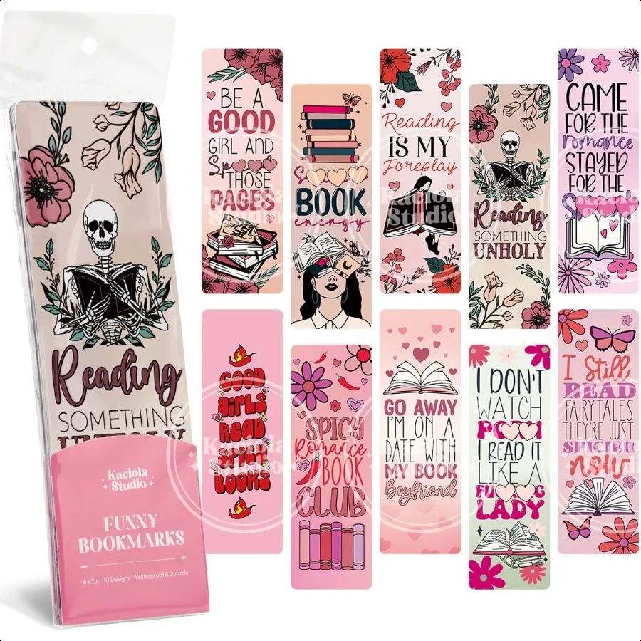 10 Pack Romance Bookmarks Spicy Fairytale Bookmark Funny Bookmarks for Women Men Book Lovers Page Markers for Students Teachers
10 Pack Romance Bookmarks Spicy Fairytale Bookmark Funny Bookmarks for Women Men Book Lovers Page Markers for Students Teachers