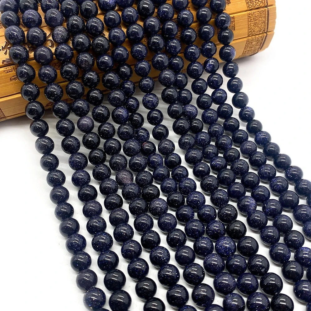 6/8/10mm Natural Blue Sand Stone Beads Round Polished Loose Bead Jewelry Accessory 1 Strand For Necklace Bracelet Handmade
6/8/10mm Natural Blue Sand Stone Beads Round Polished Loose Bead Jewelry Accessory 1 Strand For Necklace Bracelet Handmade