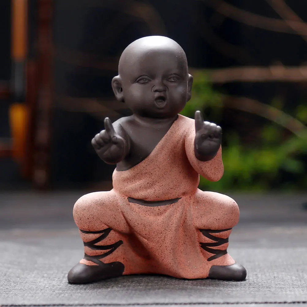 1Pcs Kung Fu Monk Purple Sands Ceramic Statue Delicate Tea Pet Desktop Ornament Home Decor Monk Statue Tea Pet
1Pcs Kung Fu Monk Purple Sands Ceramic Statue Delicate Tea Pet Desktop Ornament Home Decor Monk Statue Tea Pet