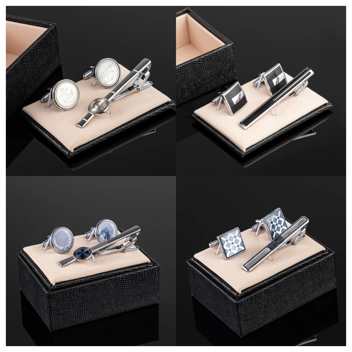 New Men's Cufflinks And Tie Cilp Set Luxury Cufflinks For Men Suit Accessories Gifts Shirt Cufflinks Men's Sleeve Buttons
New Men's Cufflinks And Tie Cilp Set Luxury Cufflinks For Men Suit Accessories Gifts Shirt Cufflinks Men's Sleeve Buttons