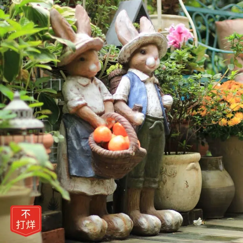 Adorable Rabbit Flower Pot Large Outdoor Garden Decor for Succulents Cute Rabbit Backpack Planter Balcony & Yard Art Ornament
Adorable Rabbit Flower Pot Large Outdoor Garden Decor for Succulents Cute Rabbit Backpack Planter Balcony & Yard Art Ornament