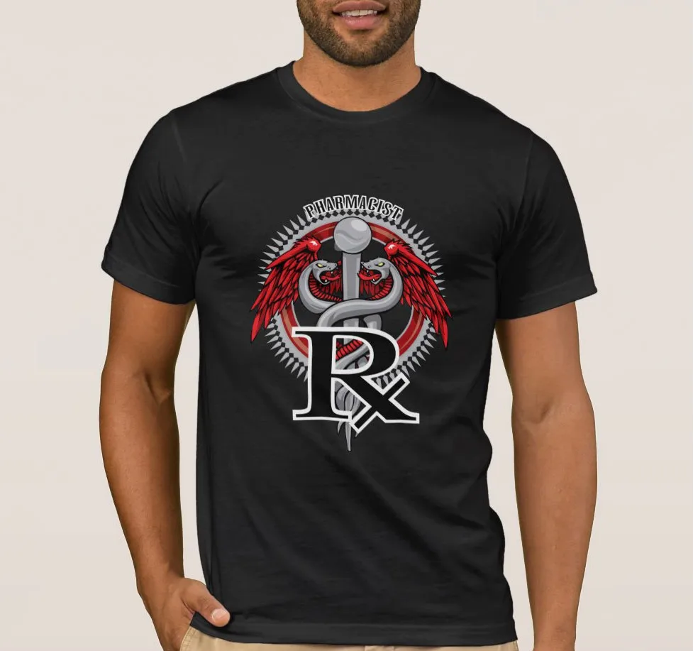 Registered Pharmacist Fashion Caduceus Wings T Shirt. Short Sleeve 100% Cotton Casual T-shirts Loose Top Size S-3XL
Registered Pharmacist Fashion Caduceus Wings T Shirt. Short Sleeve 100% Cotton Casual T-shirts Loose Top Size S-3XL