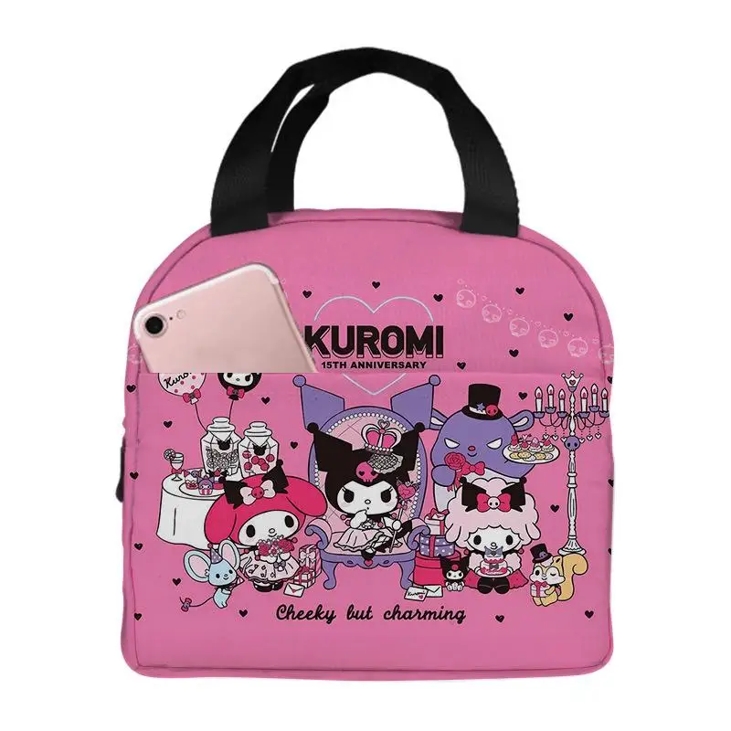 Kuromi Student Cartoon Lunch Bag Sanrio Office Worker Handheld Bento Bag Kawaii Large Capacity Portable Waterproof Storage Wrap
Kuromi Student Cartoon Lunch Bag Sanrio Office Worker Handheld Bento Bag Kawaii Large Capacity Portable Waterproof Storage Wrap