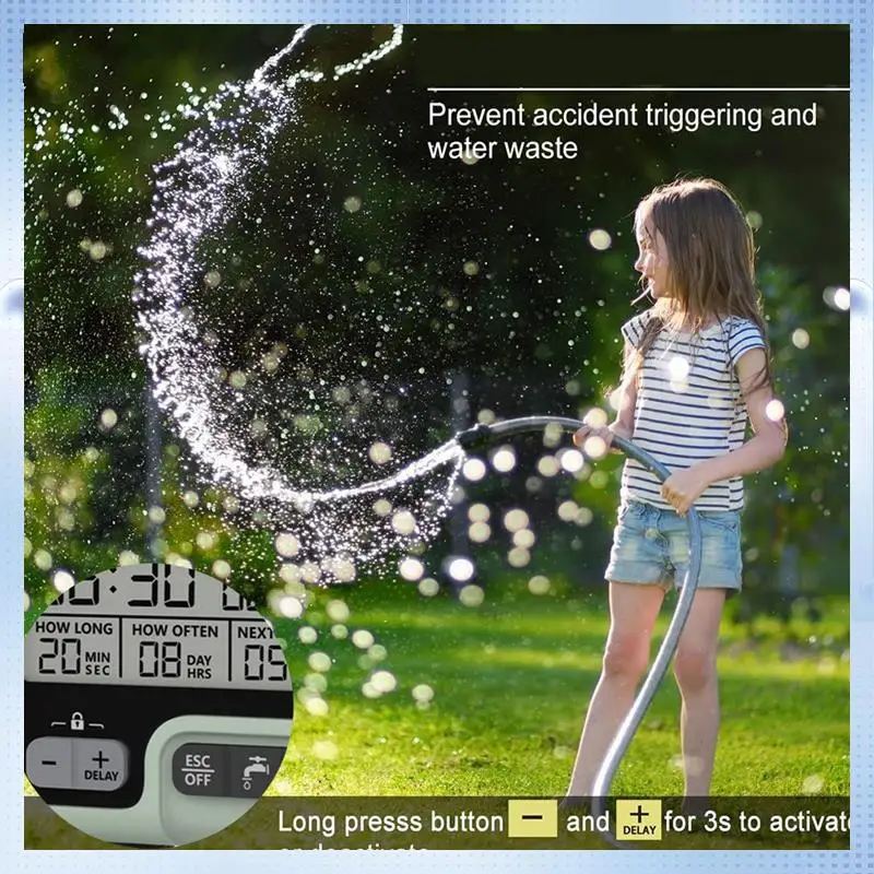 AD-Digital Sprinkler Timer For Garden Hose, Auto & Manual Watering Control For Yard, Lawns B
AD-Digital Sprinkler Timer For Garden Hose, Auto & Manual Watering Control For Yard, Lawns B