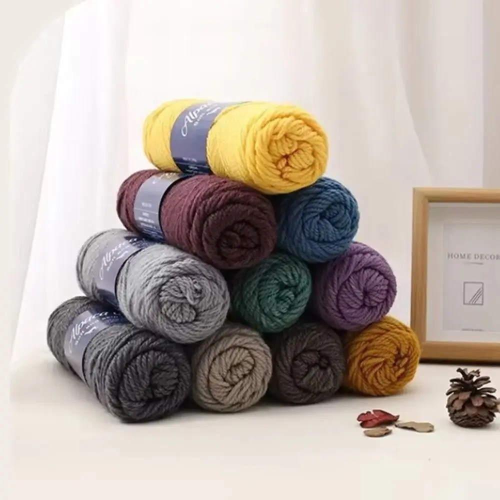 D9 1Roll Handicraft Alpaca Wool Yarn Soft DIY Coarse Yarn Warm 100g Knitting Crocheting Yarn Casual Handmade Knitting Wool Yarn
D9 1Roll Handicraft Alpaca Wool Yarn Soft DIY Coarse Yarn Warm 100g Knitting Crocheting Yarn Casual Handmade Knitting Wool Yarn
