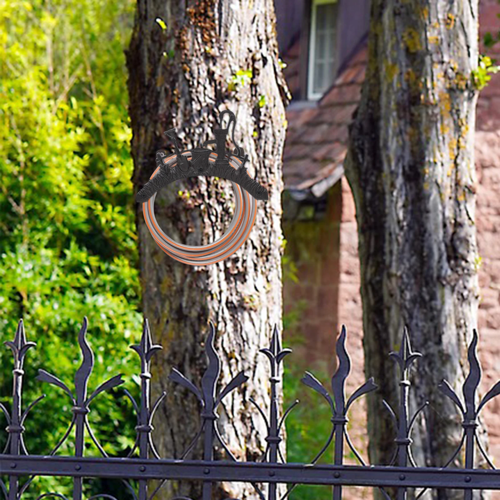 Retro Pipe Storage Rack Wall Mounted Hose Holder Iron Bracket Vintage Decorative Garden Yard Tool Water Pipe Organizer
Retro Pipe Storage Rack Wall Mounted Hose Holder Iron Bracket Vintage Decorative Garden Yard Tool Water Pipe Organizer