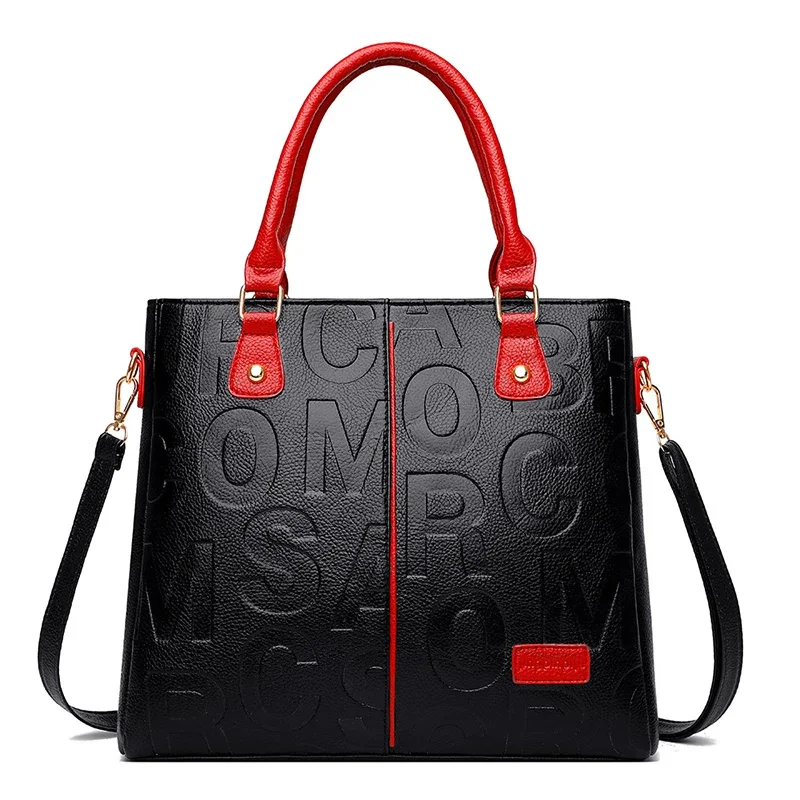 Womens Quality Leather Letter Shoulder Bags for 2024 Luxury Handbags Designer Fashion Large Capacity Tote Bag
Womens Quality Leather Letter Shoulder Bags for 2024 Luxury Handbags Designer Fashion Large Capacity Tote Bag