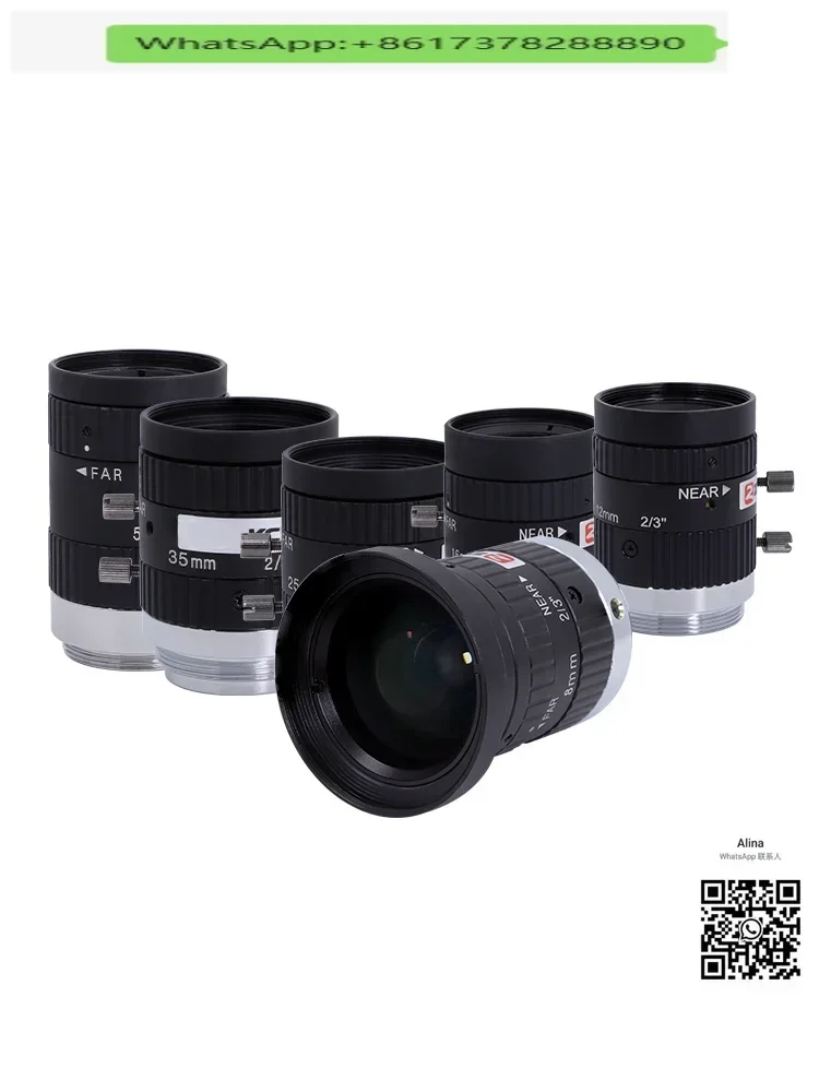 FM-MP5 Industrial lens 2/3 camera C-port wide-angle 8mm12mm16mm20mm25mm50mm low distortion lens 5 million
FM-MP5 Industrial lens 2/3 camera C-port wide-angle 8mm12mm16mm20mm25mm50mm low distortion lens 5 million