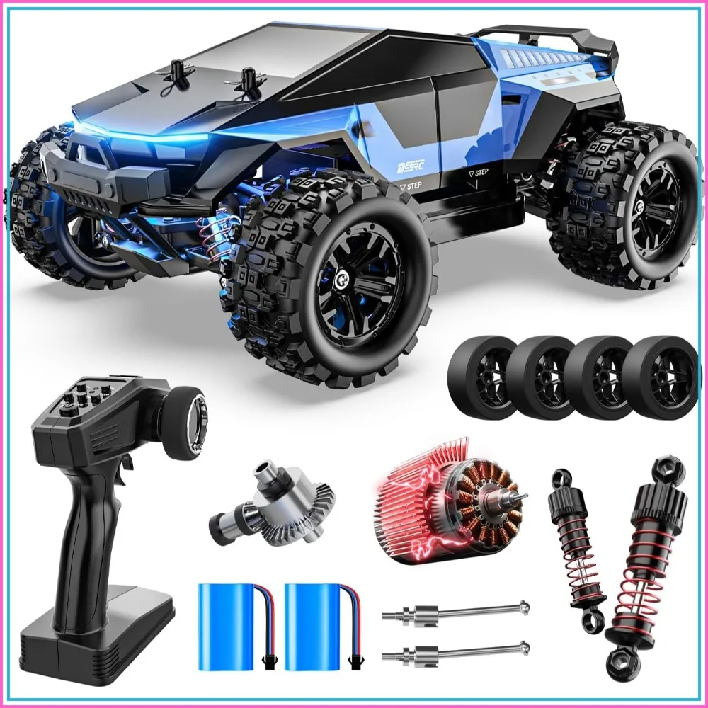 1/18 All Terrain Fast Drift & Racing RC Car, 40KM/H Remote Control Truck with Futuristic Body Shell, Extra Drift Wheels, 2.4GHz Waterproof Off-Road Vehicle with 2 Batteries
1/18 All Terrain Fast Drift & Racing RC Car, 40KM/H Remote Control Truck with Futuristic Body Shell, Extra Drift Wheels, 2.4GHz Waterproof Off-Road Vehicle with 2 Batteries