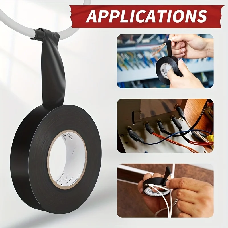 Electrical Insulating Tape Heat Resistant Harness Tape 9/15/19/50/100MM Car Cable Harness Wiring Loom Protection Waterproof Tape 
Electrical Insulating Tape Heat Resistant Harness Tape 9/15/19/50/100MM Car Cable Harness Wiring Loom Protection Waterproof Tape