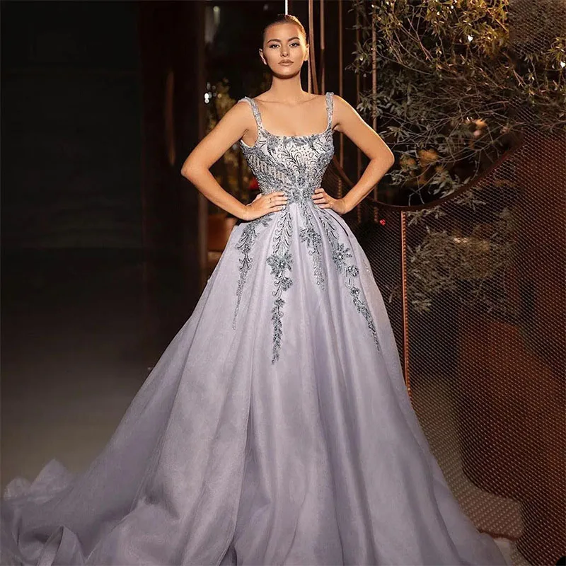 Chic Light Purple Prom Dresses Scoop Sleeveless Party Dresses A Line Lace Beading Custom Made Evening Dress
Chic Light Purple Prom Dresses Scoop Sleeveless Party Dresses A Line Lace Beading Custom Made Evening Dress