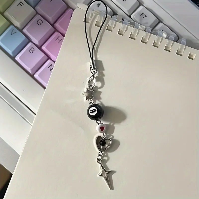 Sweet and cool chick love star keychain mobile phone camera pendant
Sweet and cool chick love star keychain mobile phone camera pendant