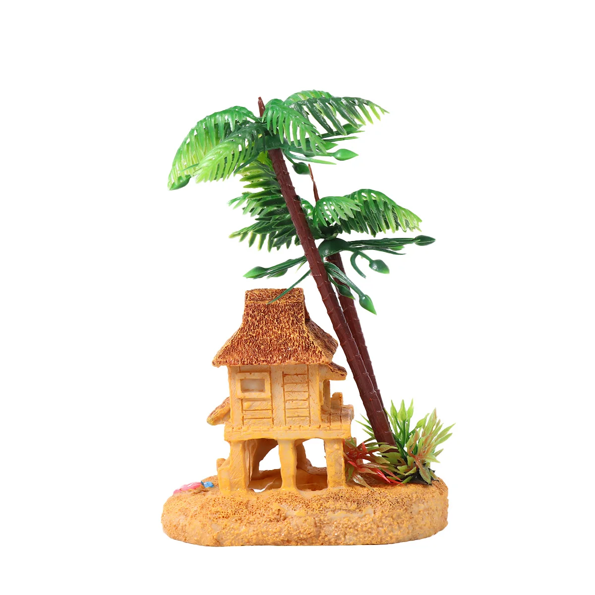 Simulated Square Mongolian Resin Building Aquarium Decoration Creative Coconut Tree Shelter DIY Fish Tank Landscape Ornament 
Simulated Square Mongolian Resin Building Aquarium Decoration Creative Coconut Tree Shelter DIY Fish Tank Landscape Ornament