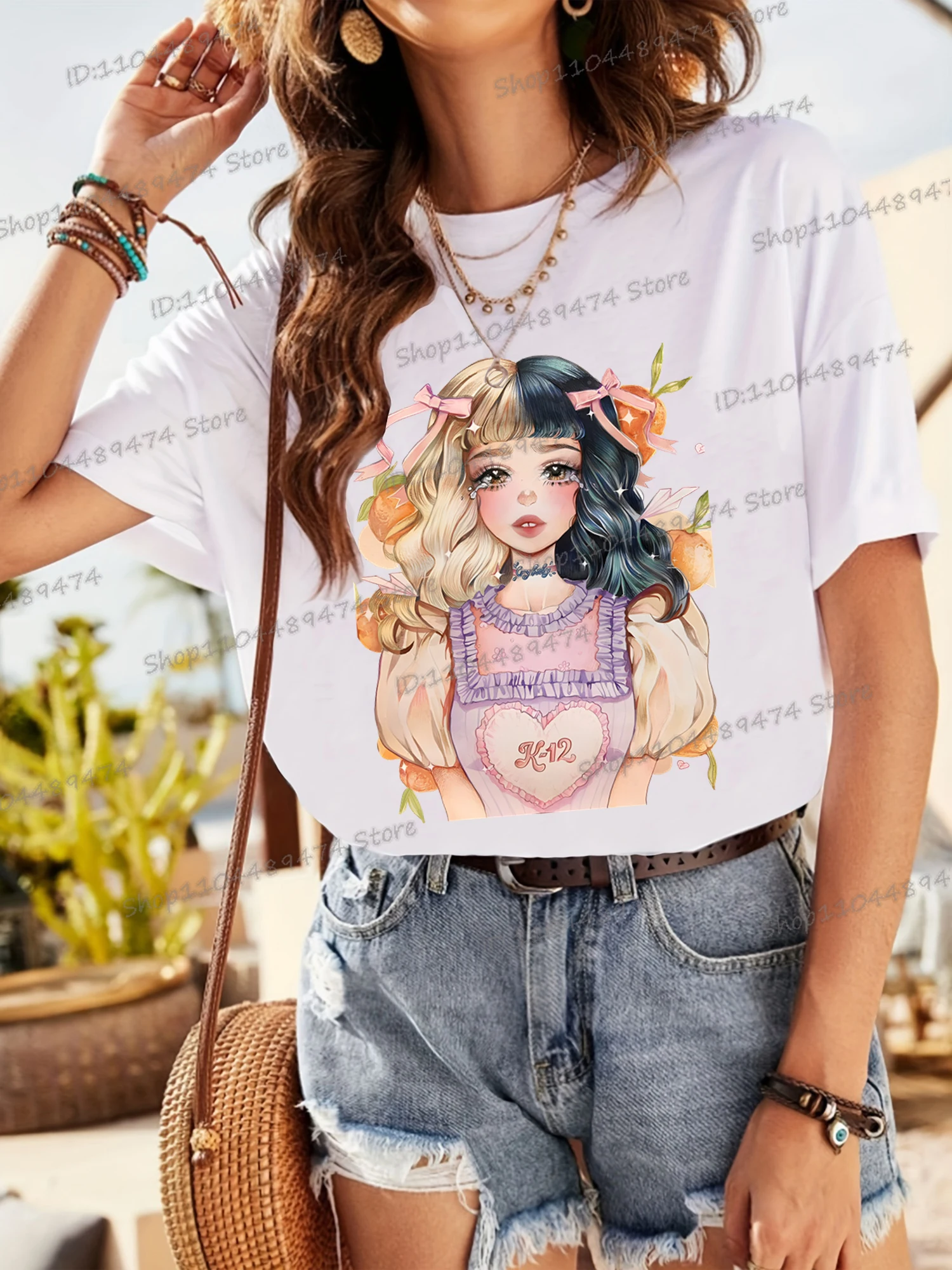 Melanie Martinez K-12 Printed T Shirts Hip Hop Women Spring Tops Tees Japanese Manga Style Melanie Martinez Singer Casual Tshirt
Melanie Martinez K-12 Printed T Shirts Hip Hop Women Spring Tops Tees Japanese Manga Style Melanie Martinez Singer Casual Tshirt