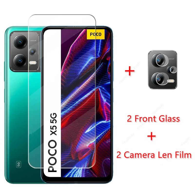 2Pcs For Xiaomi Poco X5 5G Tempered Glass For Poco X5 X4 Pro 5G Screen Protector Protective Phone Lens Film For Poco X5 Glass
2Pcs For Xiaomi Poco X5 5G Tempered Glass For Poco X5 X4 Pro 5G Screen Protector Protective Phone Lens Film For Poco X5 Glass