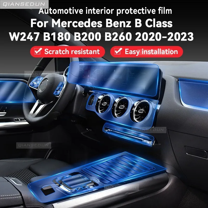 For Merceds Benz B CLASS W247 2020-2023 Gearbox Panel Dashboard Navigation Automotive Interior Protective Film Anti-Scratch
For Merceds Benz B CLASS W247 2020-2023 Gearbox Panel Dashboard Navigation Automotive Interior Protective Film Anti-Scratch